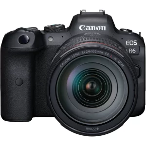 Canon - EOS R6 - Mirrorless Digital Camera with RF 24-105mm f/4L IS USM Lens - Black