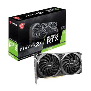 MSI Ventus GeForce RTX 3060 12GB GDDR6 PCI Express 4.0 Video Card RTX 3060 Ventus 2X 12G OC