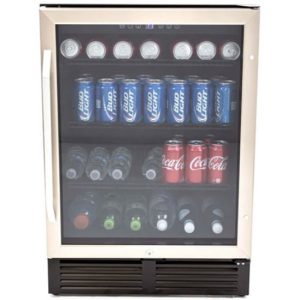 Avanti 5 Cu. Ft. Stainless Frame Beverage Cooler