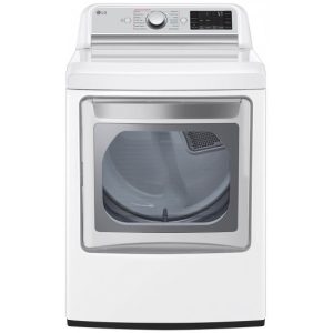 LG 7.3 Cu. Ft. White Gas Dryer With TurboSteam