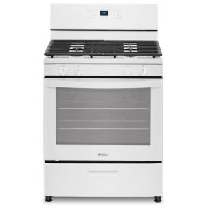 Whirlpool 5.1 Cu. Ft. White Freestanding Gas Range With Broiler Drawer