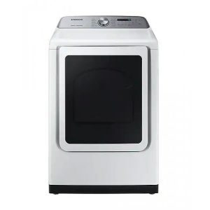 Samsung 7.4 Cu. Ft. White Gas Dryer With Steam Sanitize+