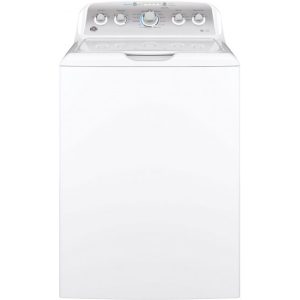 GE 4.6 Cu. Ft. White Top Load Washer With Stainless Steel Basket