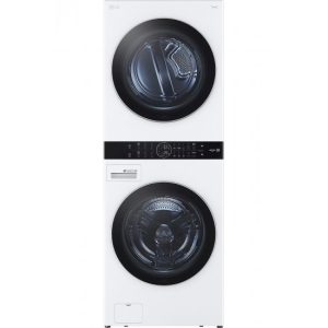 LG 27" White WashTower With Center Control Single Unit Front Load 4.5 Cu. Ft. Washer And 7.4 Cu. Ft. Electric Dryer Combo
