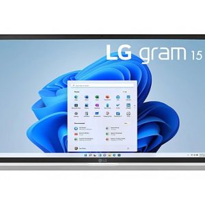LG gram 15.6" Silver Laptop Intel i5-1155G7 16GB RAM 512GB SSD, Intel Iris Xe Graphics