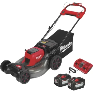 M18 FUEL Brushless Cordless 21 in. Walk Behind Dual Battery Self-Propelled Mower w/ (2) 12.0Ah Battery and Rapid Charger