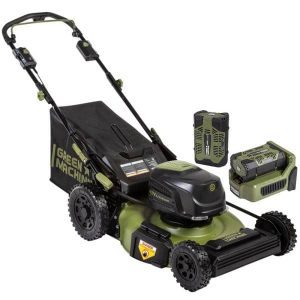 62V Brushless 22 in. Electric Cordless Battery Self- Propelled Lawn Mower with 2 4.0 Ah Batteries and Charger