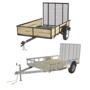 Carry-On Trailers with Rear Gate/Ramp