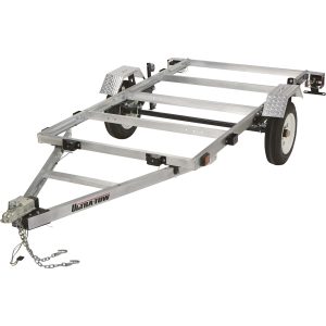 Ultra-Tow 4ft. x 8ft. Folding Aluminum Utility Trailer Kit — 1170-Lb. Load Capacity