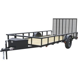 Carry-On Trailer 6ft. x 14ft. Utility Trailer — 2090-Lb. Capacity, Model# 6X14GWPTLEDNT