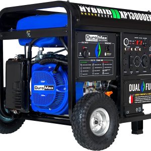 XP13000EH Dual Fuel Portable Generator 13000 Watt Gas or Propane Powered Electric Start-Home Back Up, Blue/Gray