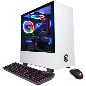 CyberPowerPC Gamer Supreme Liquid Cool Gaming Desktop Computer (White)
